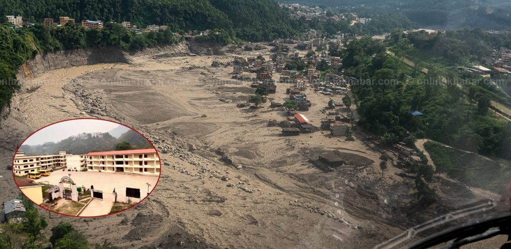बाढी आउनुअघि नै सबै विद्यार्थीलाई निकालिएकोले त्रिशूली माविका विद्यार्थी सकुशल
