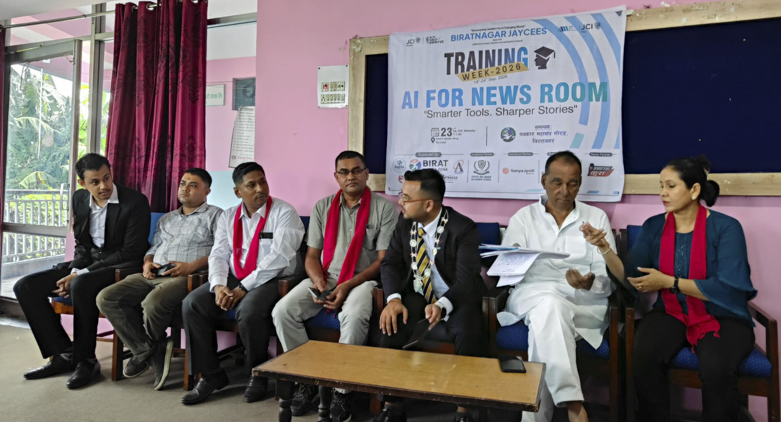 विराटनगर जेसीजद्वारा पत्रकारलाई ‘एआई फर न्युजरुम’ तालिम