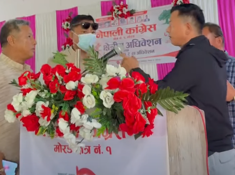 कांग्रेस मोरङ सभापति र क्षेत्री सभापतिका उमेदवारबीच हात हालाहाल !