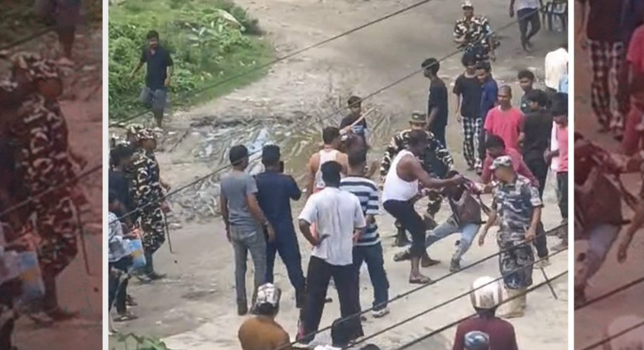विराटनगरको सीमावर्ती क्षेत्रमा नेपाली युवकलाई एसएसबीको कुटपिट