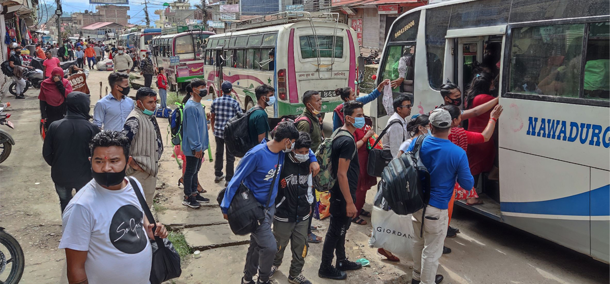 दसैँमा करिब १० लाख सर्वसाधारण गाउँघर फर्किदैछन्