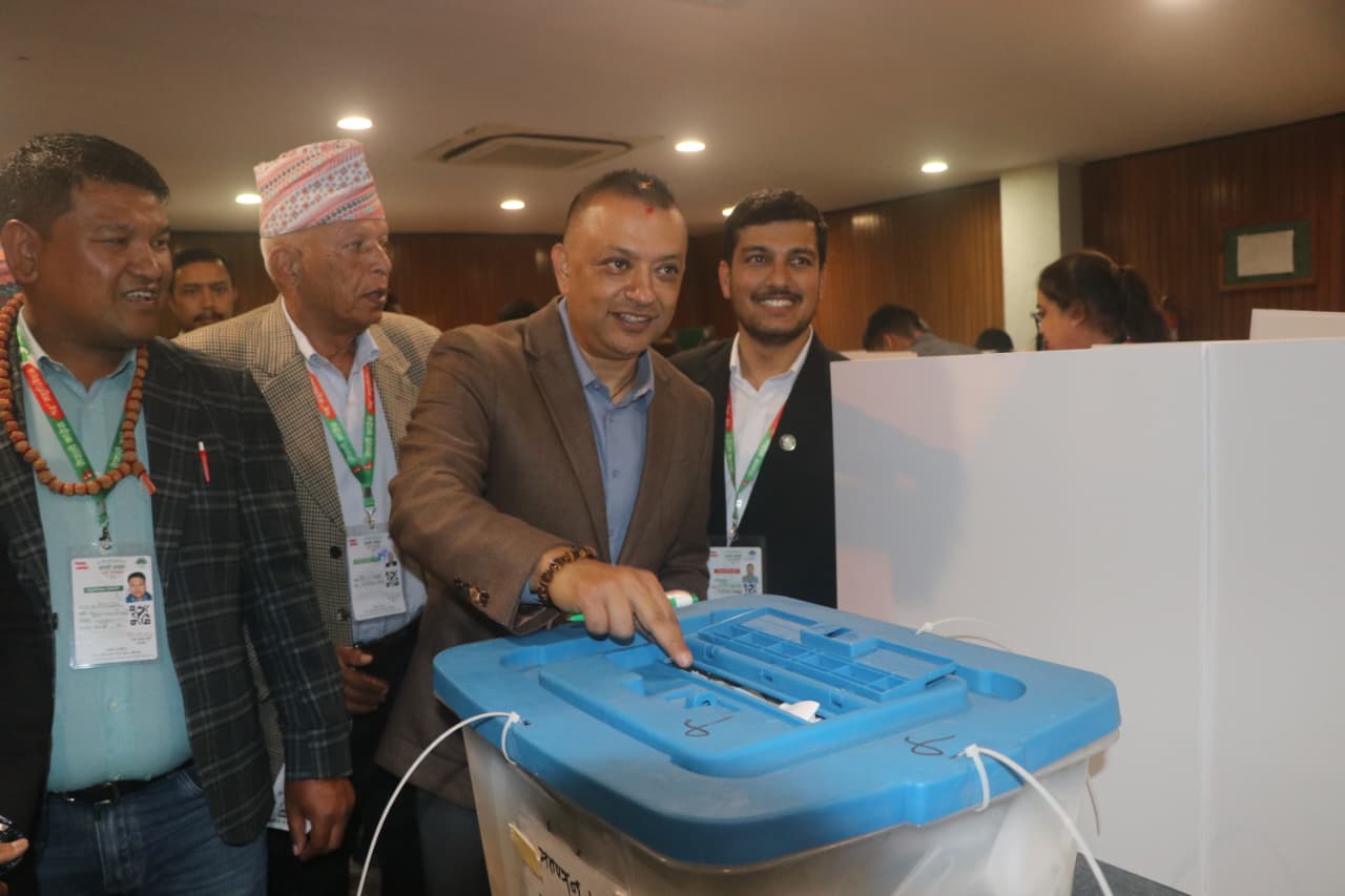 कांग्रेस सभापतिको मतगणना आजै राष्ट्रिय सभागृहमा हुने