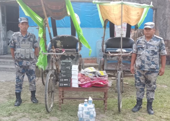 मोरङमा ४ लाख २७ हजारको अवैध सामान बरामद, एक जना पक्राउ