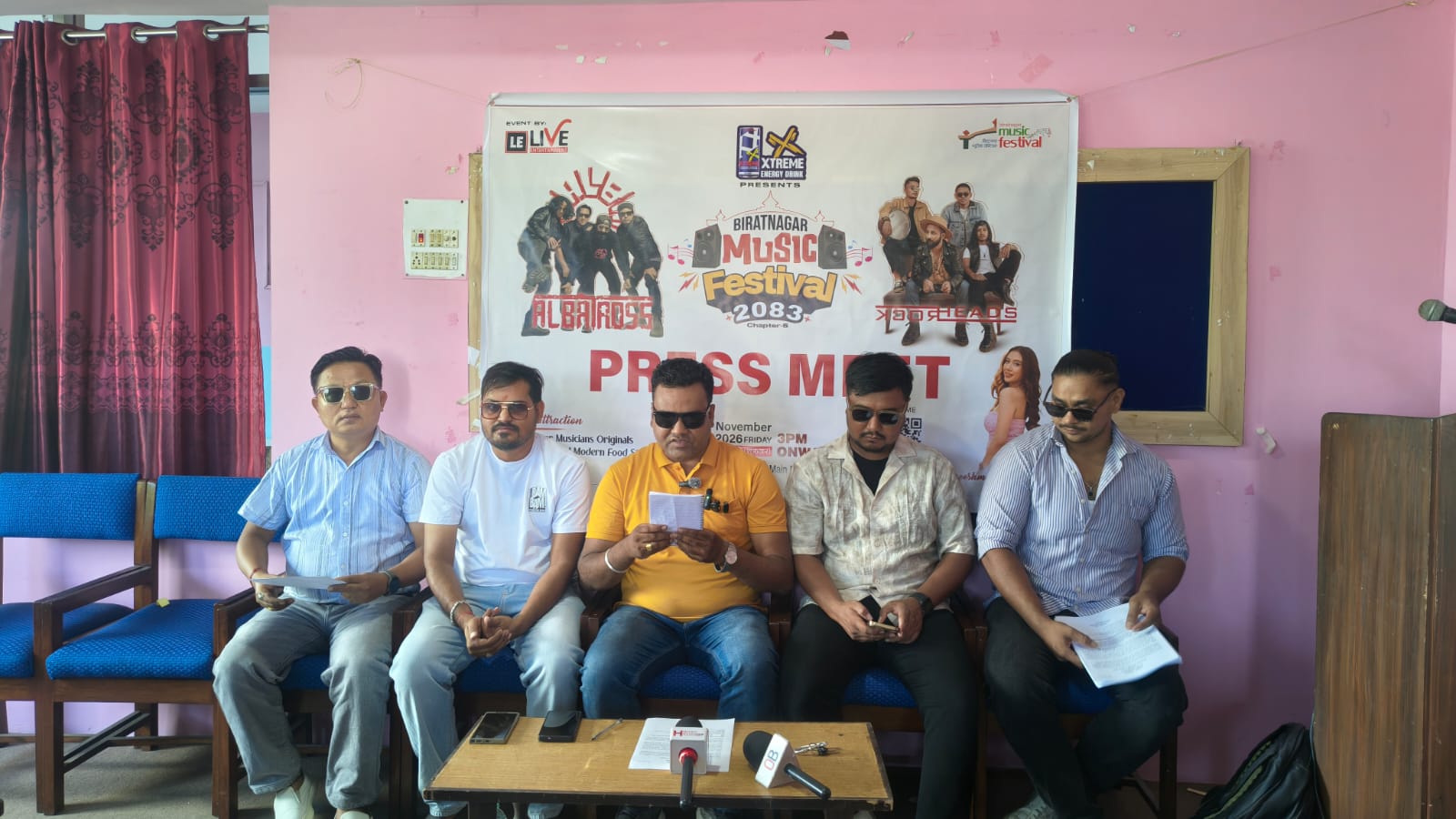 विराटनगरमा कात्तिक २० गते म्युजिक फेस्टिभल हुने
