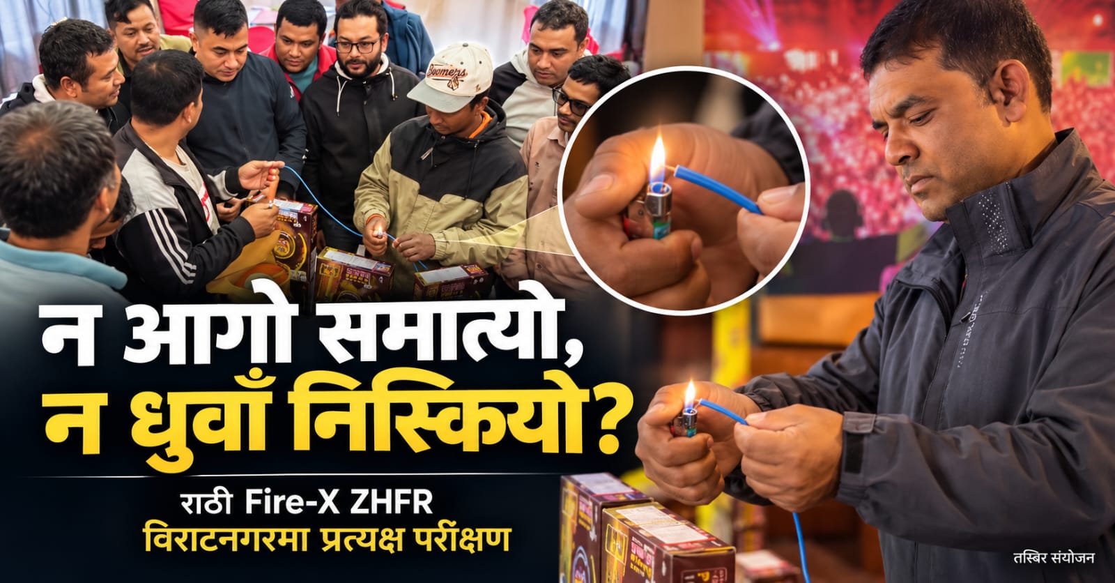 लाइटरको ज्वालामा राठीको तार राख्दा के भयो? इलेक्ट्रिसियनकै सहभागितामा परीक्षण, अचम्मको परिणाम
