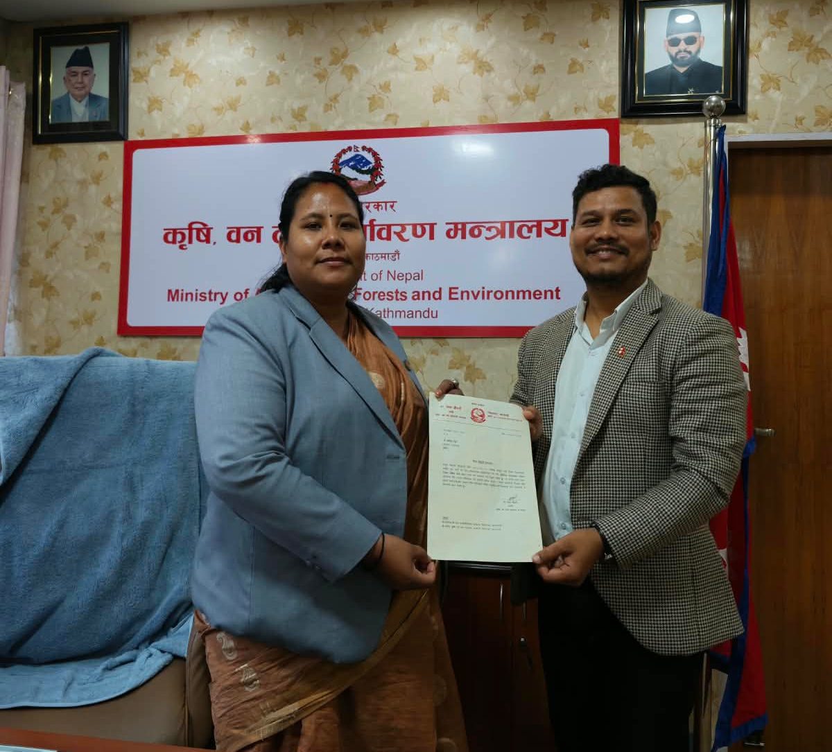 वातावरणबिद  अभिषेक श्रेष्ठ  कृषि, वन तथा पर्यावरण मन्त्रीको सल्लाहकारमा नियुक्त ‎