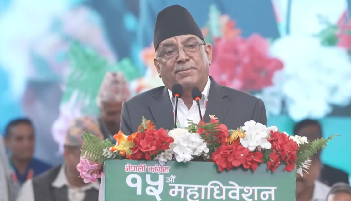 प्रचण्डद्वारा गगन थापालाई बधाई, ‘कांग्रेसलाई नयाँ इतिहासतर्फ डोहोर्याउनु भयो’